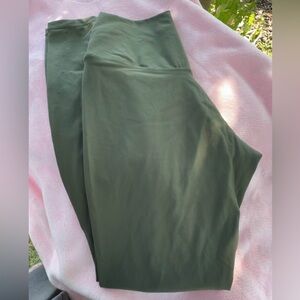 Olive Green Women's Leggings